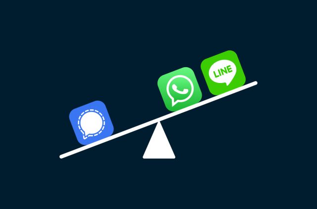LINEとWhatsApp vs. Signalでは、どれがより安全？