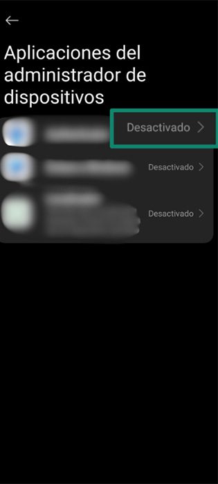 The android settings page once you search for "apps"