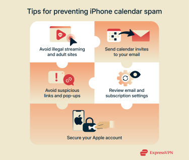 5 tips for preventing iPhone calendar spam.