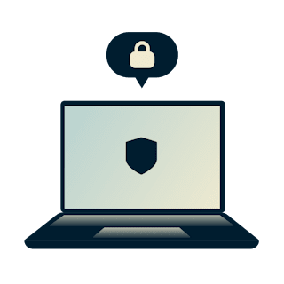 Laptop kapcsolódva az internethez egy proxyszerveren keresztül.