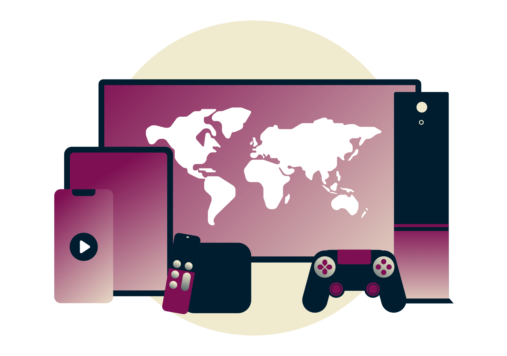 รับชม Netflix ด้วย ExpressVPN โลโก้ Netflix