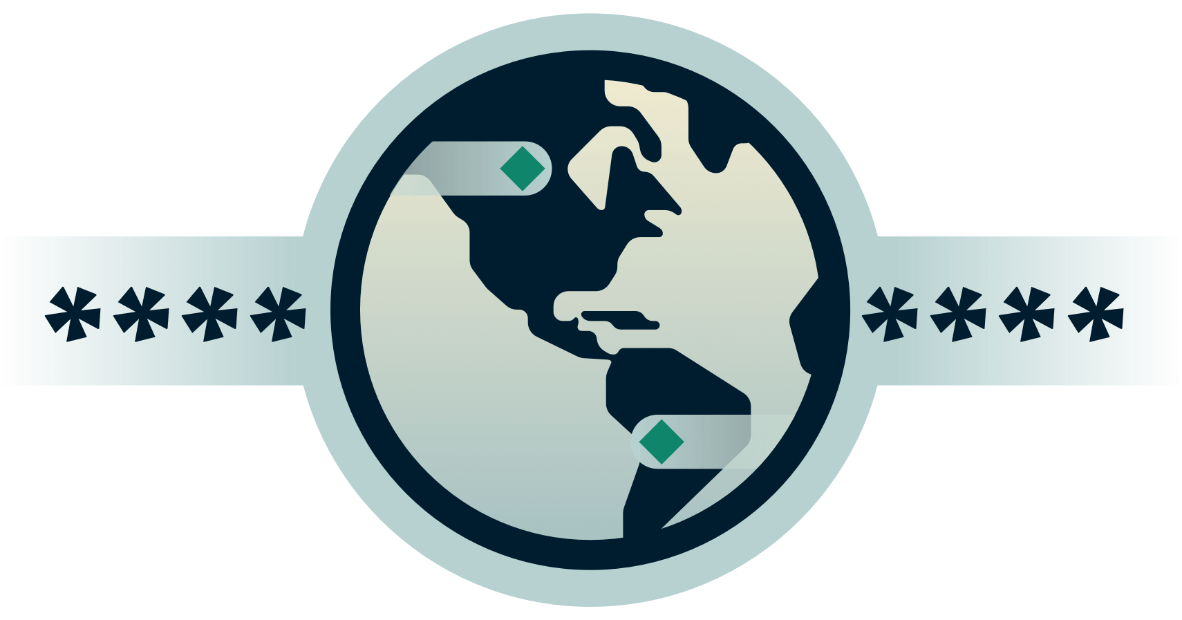 암호화된 비밀번호 사이의 지구