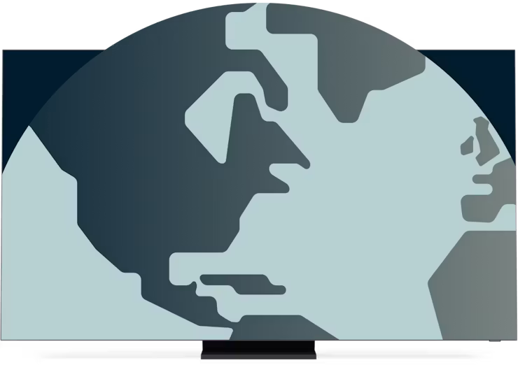 世界の一部が出てくる画面。