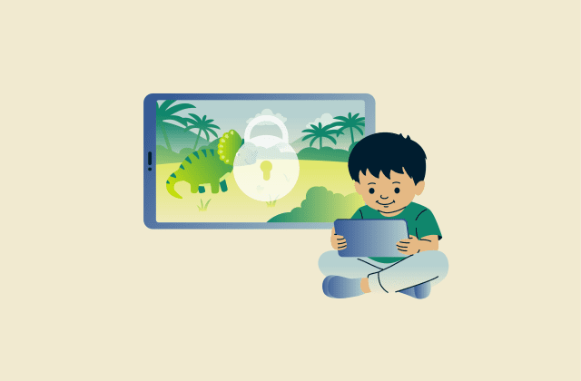 How to lock the screen for kids while using a phone or tablet