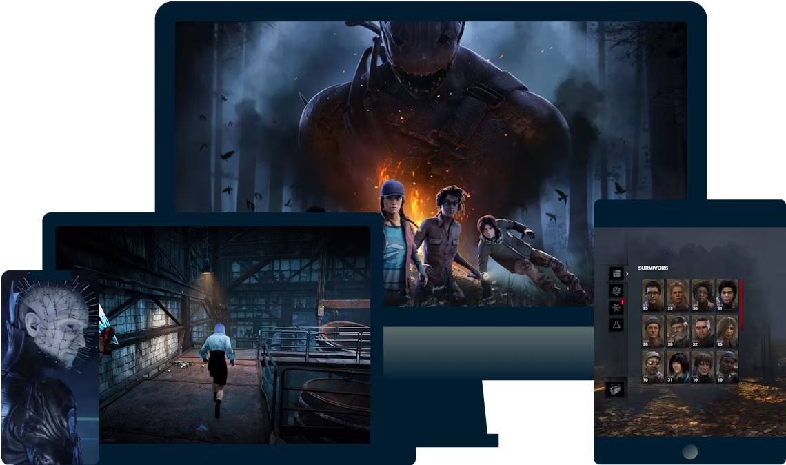 Il gameplay di Dead by Daylight su dispositivi compatibili