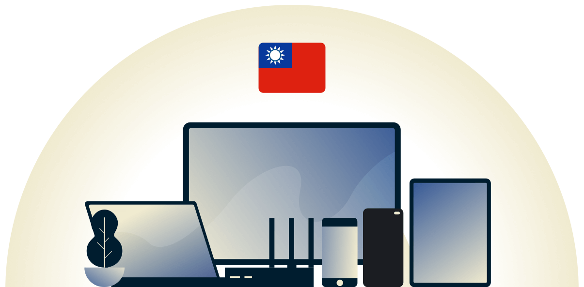 Taiwan VPN beschermt een verscheidenheid aan apparaten.