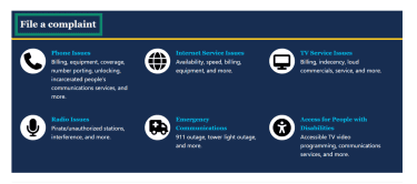 Find the File a complaint section.