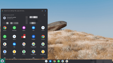 ChromeOS launcher with all installed apps