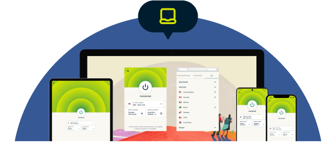 Use em até 14 dispositivos Instale a ExpressVPN em todos os seus dispositivos e conecte até 14 simultaneamente.