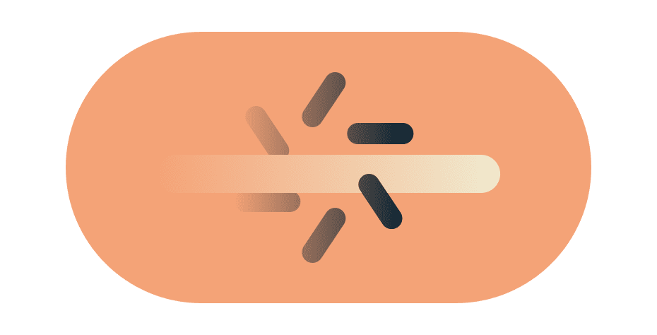 Veeggebaar door het laadpictogram wat staat voor een afgeknepen internetverbinding.