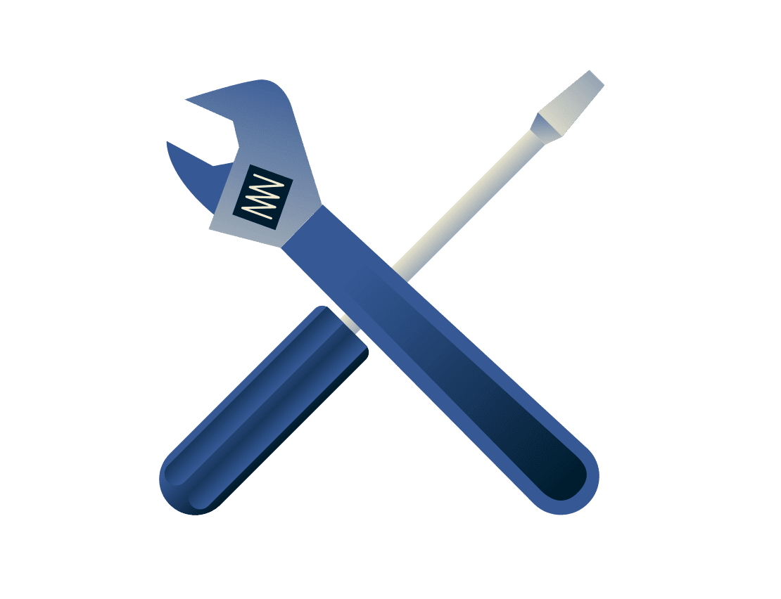 Okasti i viljuškasti ključ.