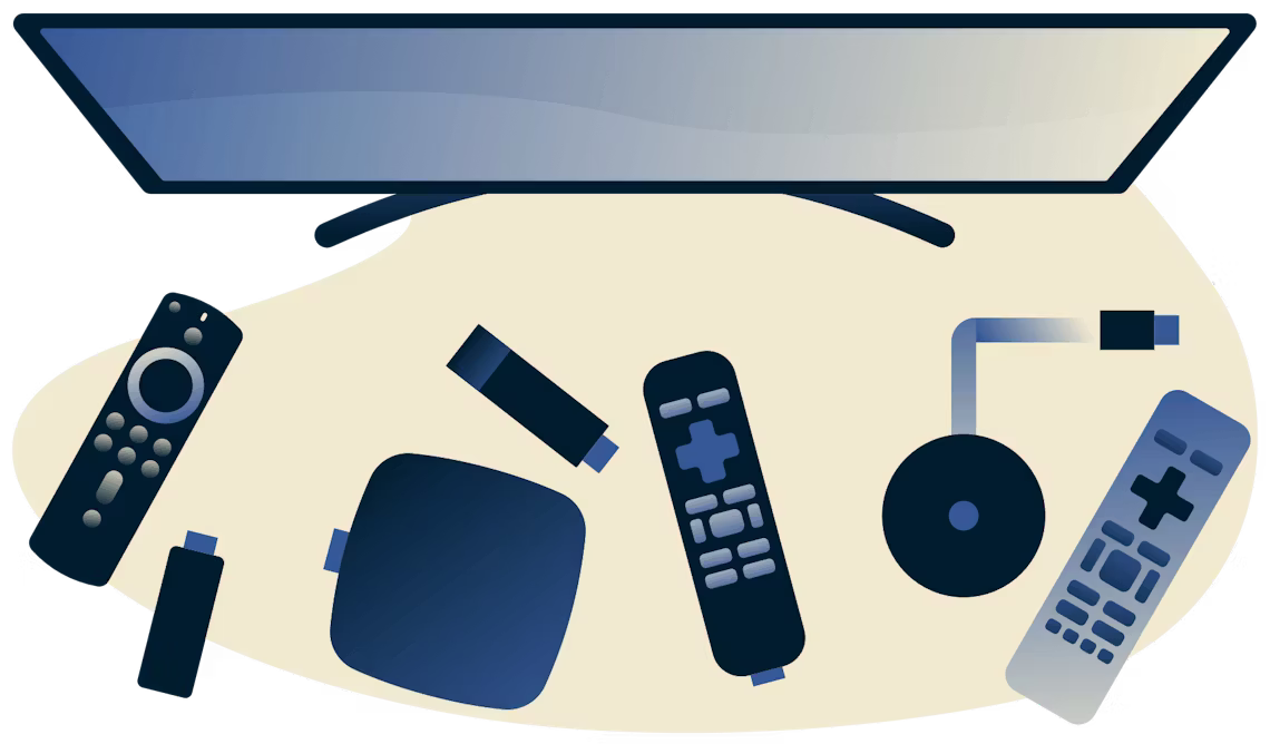 Android TV VPN para espelhamento de tela e casting.