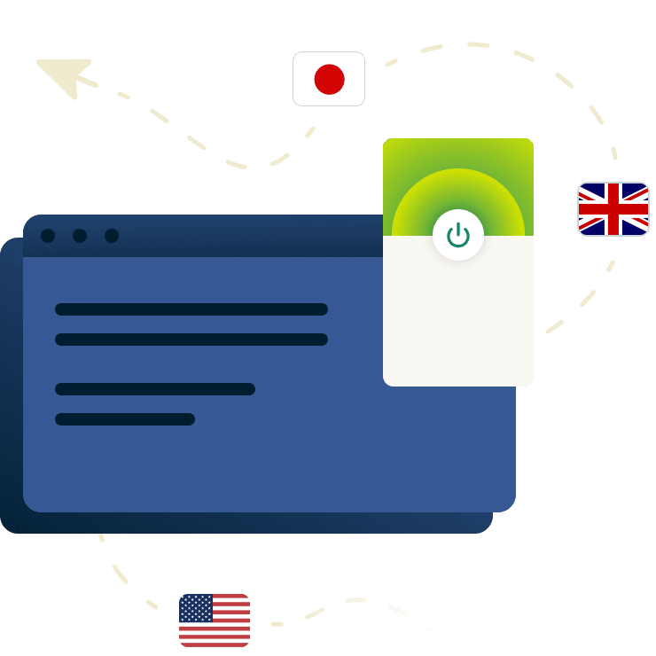 استخدم إضافة ExpressVPN لمتصفحات الويب كواجهة مستخدم رسومية (GUI).